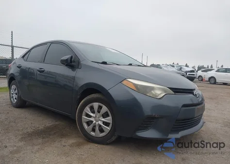 2015 Toyota Corolla L из США, поврежденный, VIN 2T1BURHE0FC237538